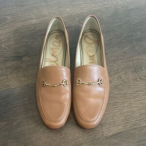 Sam Edelman Tan Leather Loafers for Women